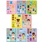 Wrapables Make a Face Stickers, Make Your Own Animal, Food, Dress-Up Stickers, DIY Craft Activities, Party Favors (24 Sheets), Boys and Girls